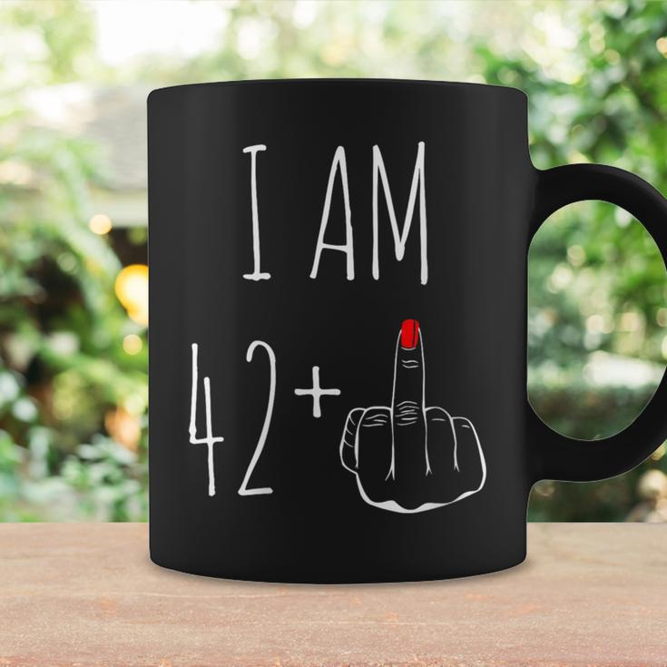 I Am 42 Plus 1 Middle Finger For A 43Th Birthday Coffee Mug Gifts ideas