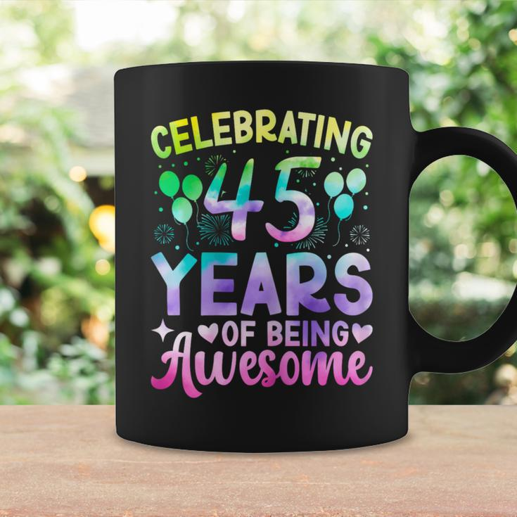 45Th Birthday 45 Year Old Tie Die Birthday Coffee Mug Gifts ideas