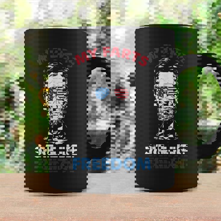4Th Of July My Farts Smell Like Freedom Abraham Lincoln Coffee Mug Gifts ideas