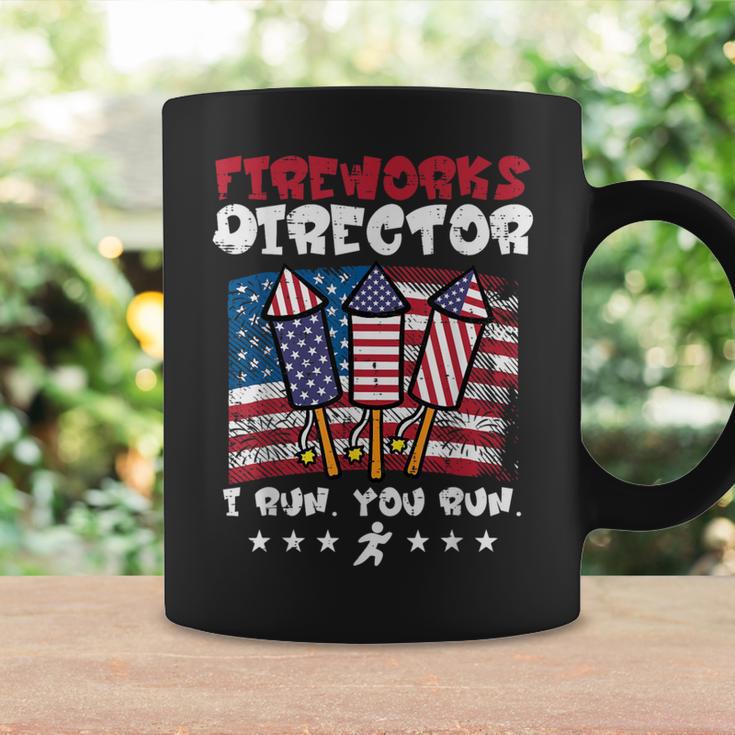 4Th July Fireworks Director I Run Us Flag America Men Coffee Mug Gifts ideas