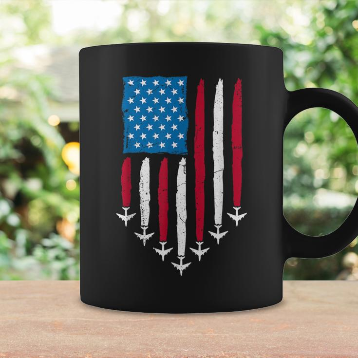 4Th Of July Fourth 4 Patriotic Usa Flag Fighter Jets Kid Coffee Mug Gifts ideas