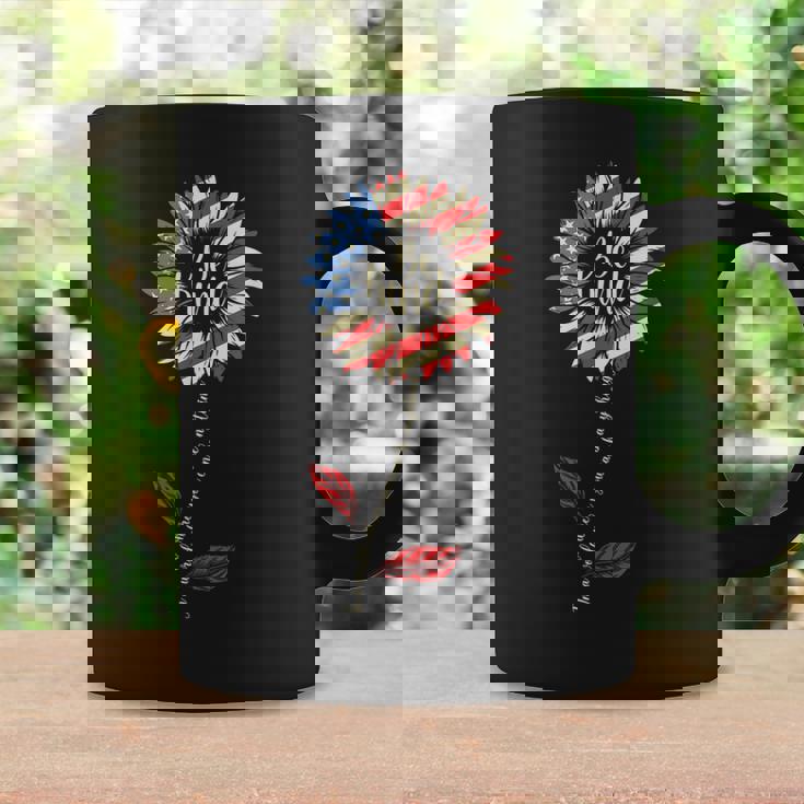 4Th Of July Be Kind Sunflower Red White And Blue Coffee Mug Gifts ideas