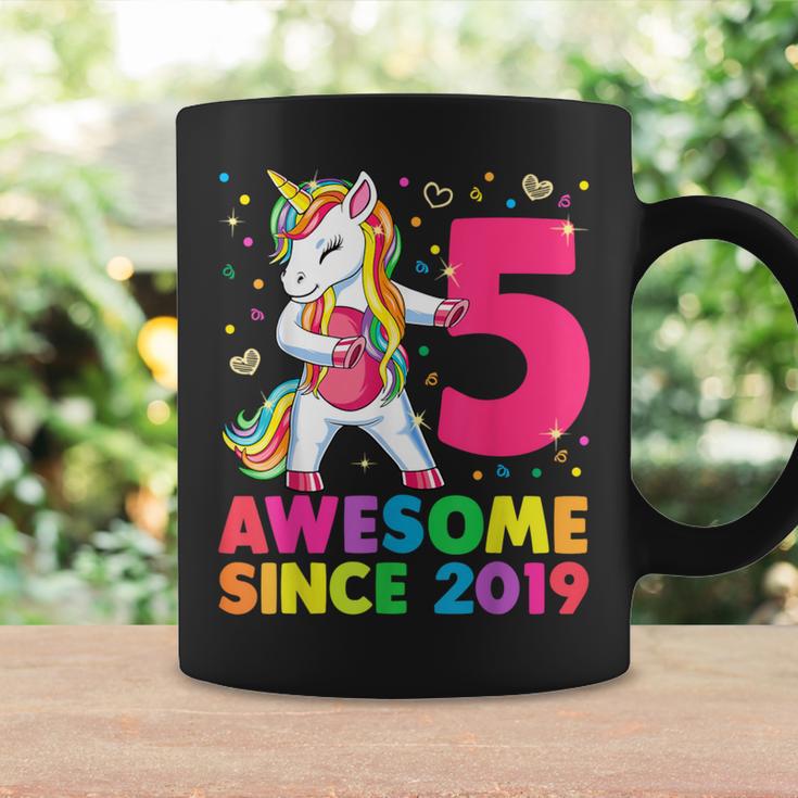 5 Years Old Unicorn Flossing 5Th Birthday Girl Unicorn Party Coffee Mug Gifts ideas