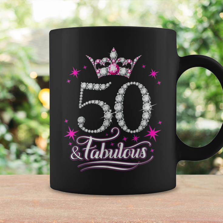 50 And & Fabulous 1970 50Th Birthday Crown Pink Coffee Mug Gifts ideas