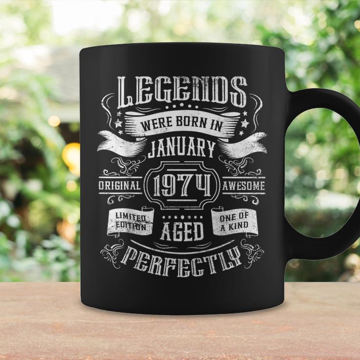 50Th Birthday Legends Were Born In January 1974 Coffee Mug Gifts ideas