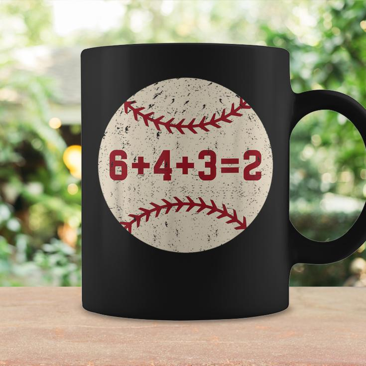 6432 Baseball Double Play Retro Baseball Player Coffee Mug Gifts ideas