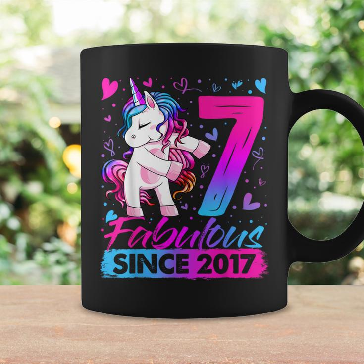 7 Years Old Flossing Unicorn 7Th Birthday Girl Party Coffee Mug Gifts ideas