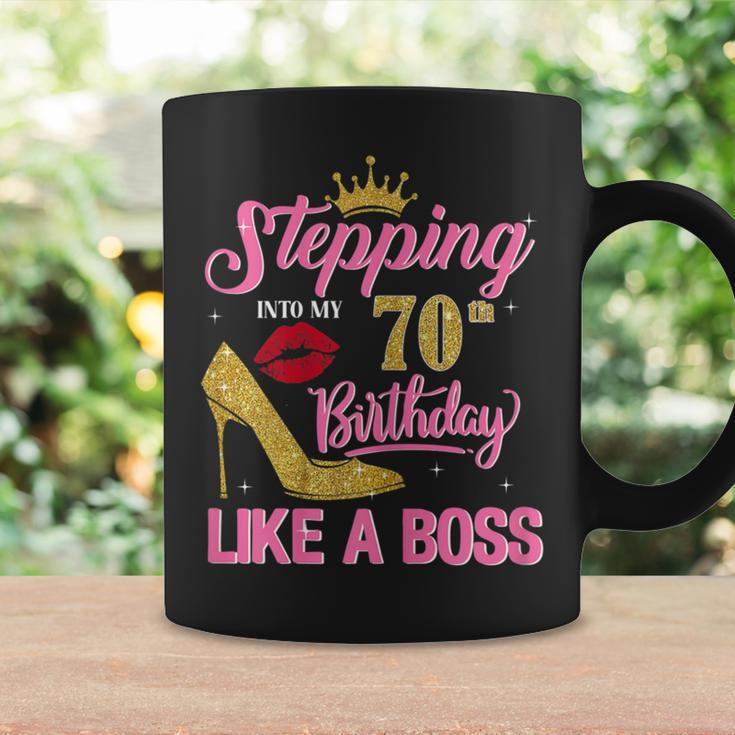 70 Year Old Stepping Into 70Th Birthday Like A Boss Coffee Mug Gifts ideas