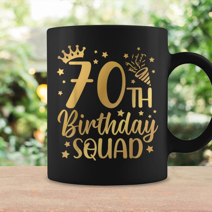 70Th Birthday Squad 70 Years Old Birthday Party Group Women Coffee Mug Gifts ideas