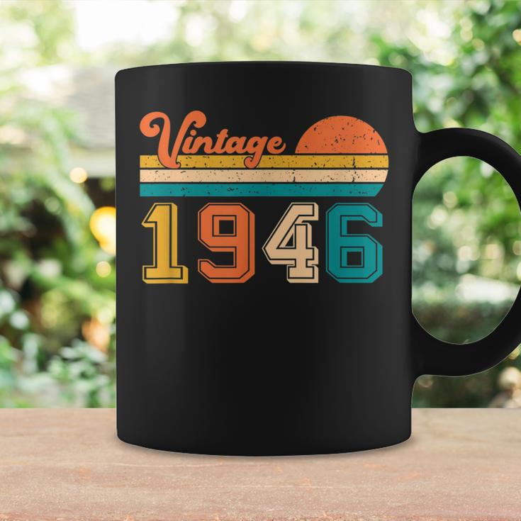 77Th Birthday Retro Vintage Born In 1946 Birthday Coffee Mug Gifts ideas