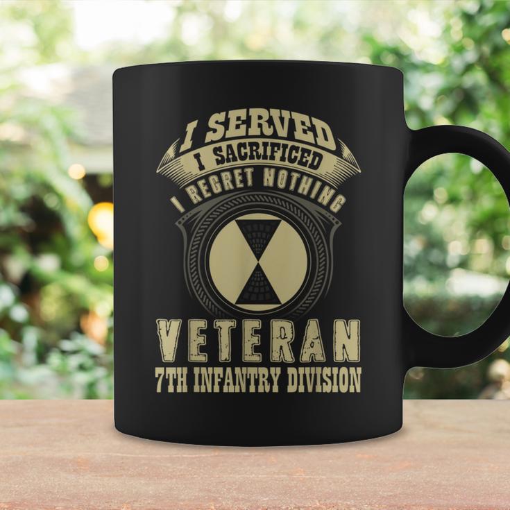 7Th Infantry Division Veteran I Served I Sacrificed Coffee Mug Gifts ideas