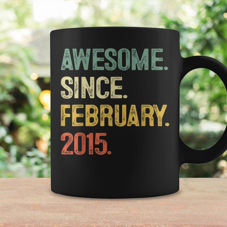 8 Year Old Awesome Since February 2015 8Th Birthday Boy Coffee Mug Gifts ideas