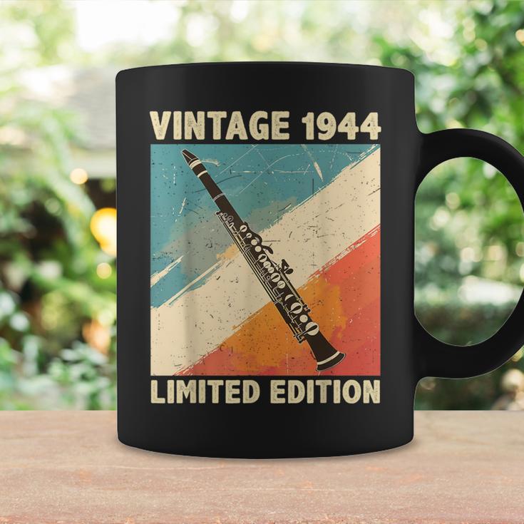 80 Years Old Vintage 1944 Clarinet Lover 80Th Birthday Coffee Mug Gifts ideas