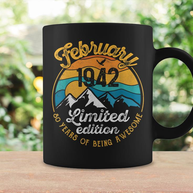 80Th Birthday 80 Years Old Awesome Since February 1942 Coffee Mug Gifts ideas