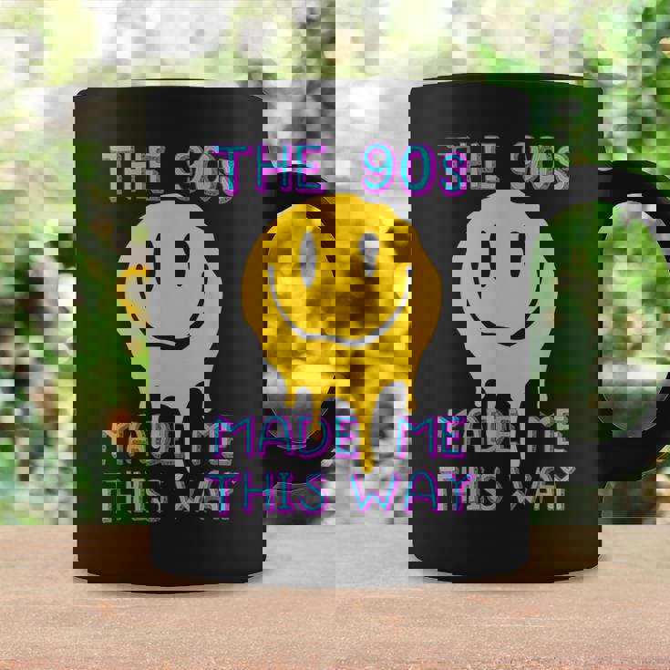 The 90S Made Me This Way Retro Nineties Rave Face 90S Coffee Mug Gifts ideas