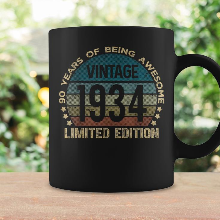 90Th Birthday 90 Year Old Vintage 1934 Limited Edition Coffee Mug Gifts ideas