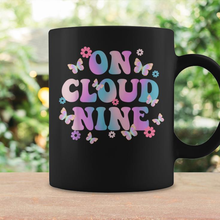 9Th Birthday Girl Rainbow Butterfly On Cloud Nine Coffee Mug Gifts ideas