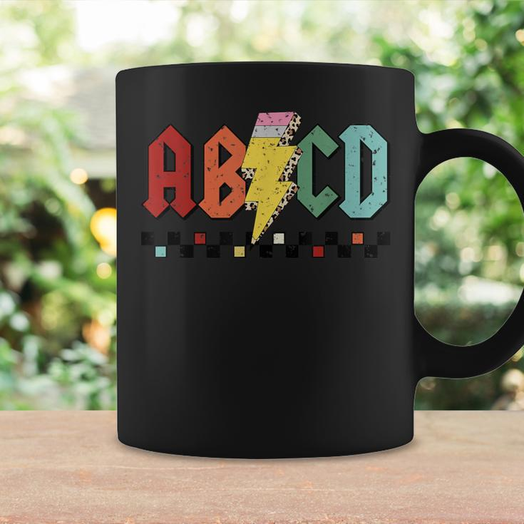 Abcd Pencil Lightning Rock'n Roll Teacher Back To School Coffee Mug Gifts ideas