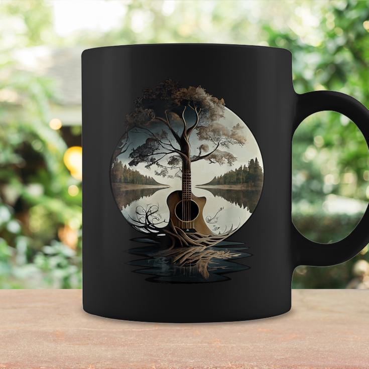 Acoustic Guitar Tree By The Lake Guitarist Coffee Mug Gifts ideas