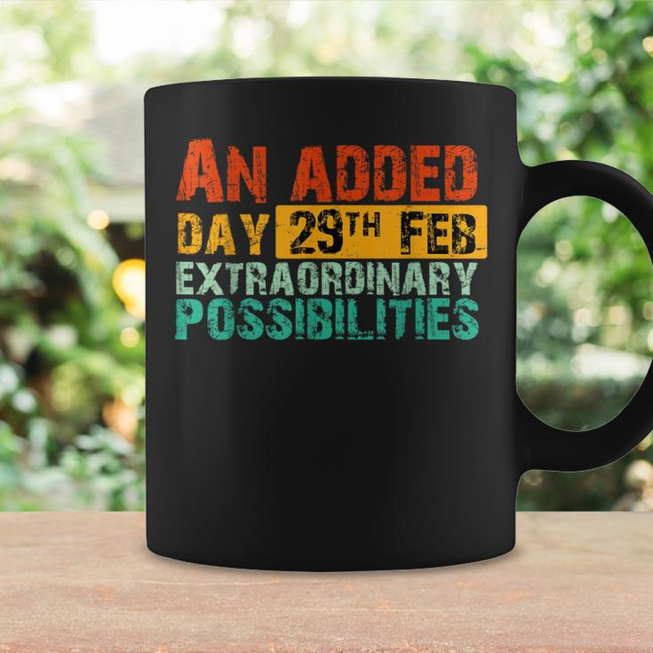 An Added Day Leap Year Birthday 2024 February 29Th Retro Coffee Mug Gifts ideas