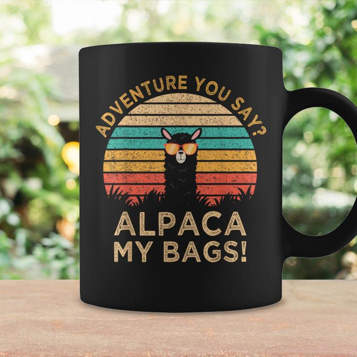 Adventure You Say Alpaca My Bags Vintage Travel Coffee Mug Gifts ideas