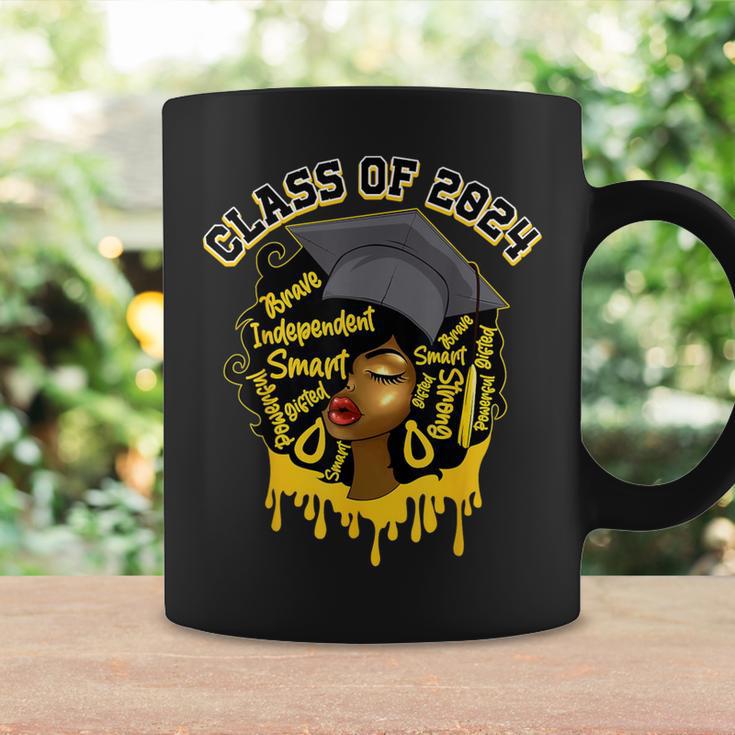 African American Woman Black Girl Graduation Class Of 2024 Coffee Mug Gifts ideas