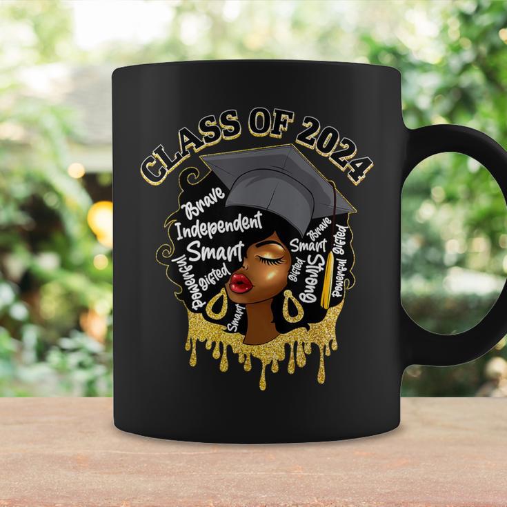 Afro Proud Black Girls Graduation Class Of 2024 Coffee Mug Gifts ideas