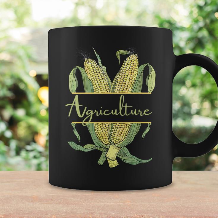 Agriculture Corn Vintage Style Illustration Farmer Eco Coffee Mug Gifts ideas