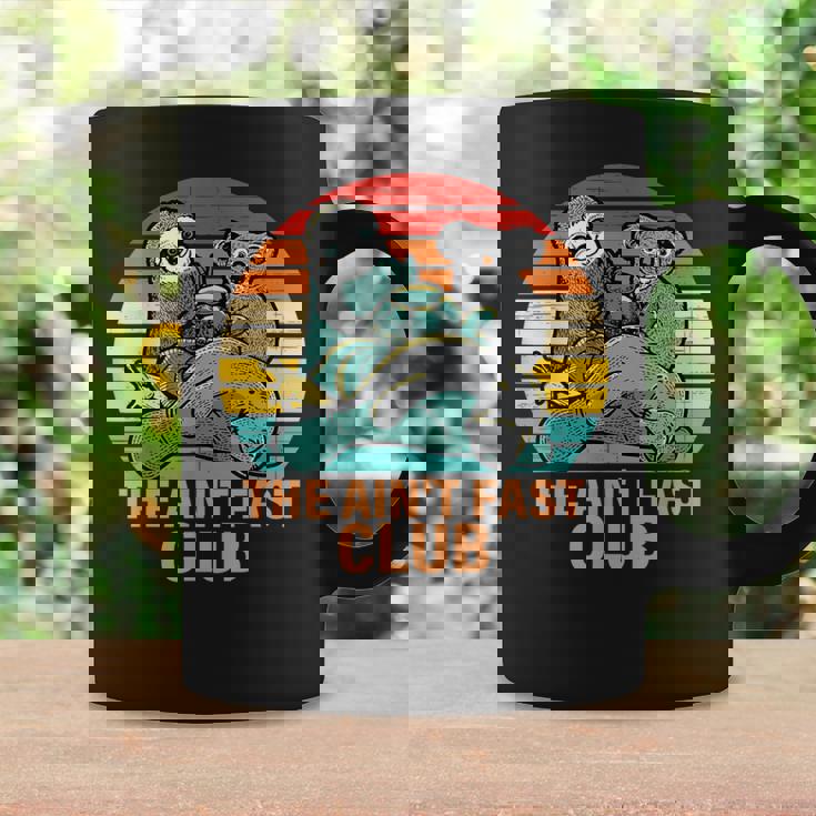 The Ain't Fast Club Sloth Vintage Apparel Coffee Mug Gifts ideas