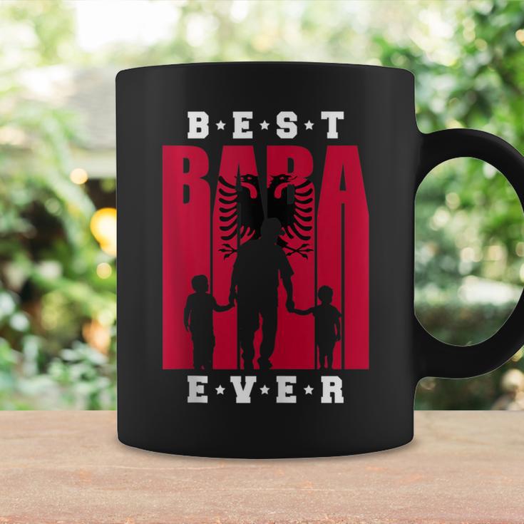 Albanian Dad 2 Boys Fathers Day Albania Flag Shqiptar Baba Coffee Mug Gifts ideas