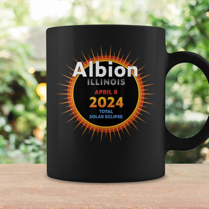 Albion Illinois Il Total Solar Eclipse 2024 2 Coffee Mug Gifts ideas