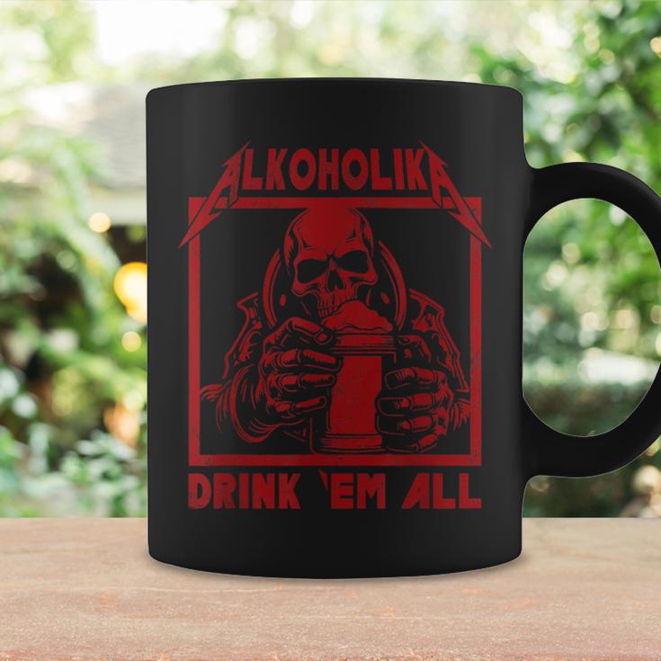 Alcoholika Drink 'Em All Tassen Geschenkideen