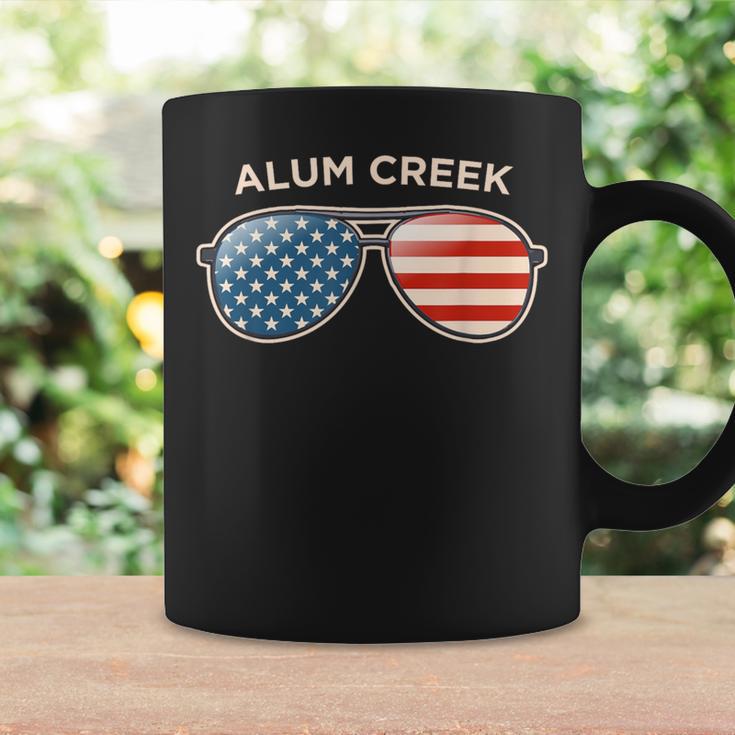 Alum Creek Tx Vintage Us Flag Sunglasses Coffee Mug Gifts ideas