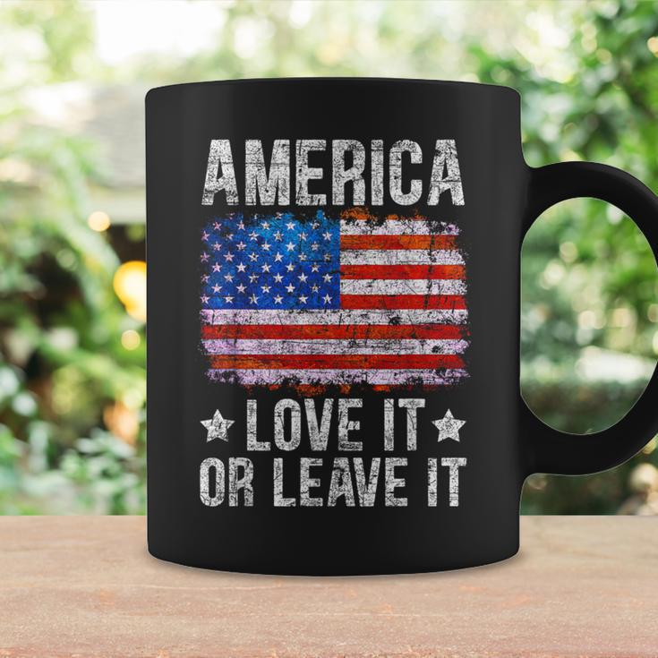 America Love It Or Leave It Patriotic Phrase Coffee Mug Gifts ideas