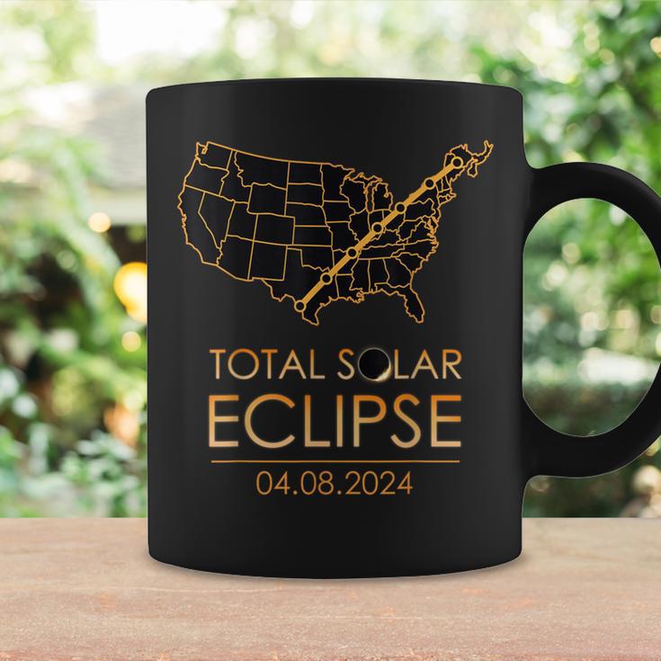 America Total Solar Eclipse April 8 2024 Usa Map Totality Coffee Mug ...