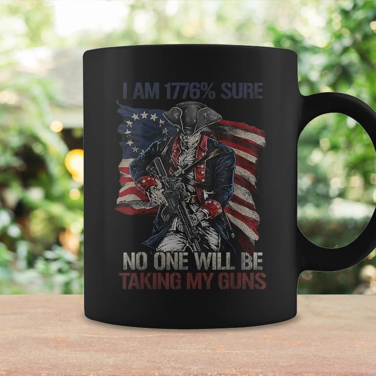 American Flag I Am 1776 Sure No One Will Be Taking My Guns Coffee Mug Gifts ideas