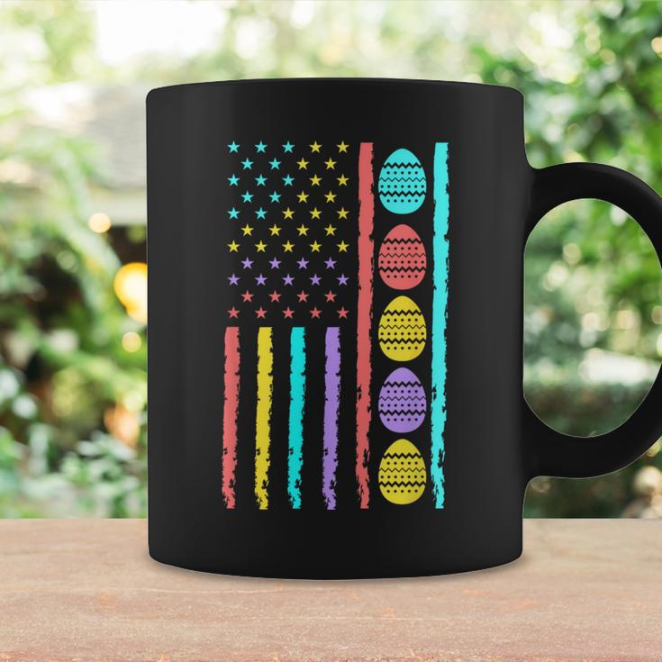 American Flag Happy Easter Egg Hunting Patriotic Easter Day Coffee Mug Gifts ideas