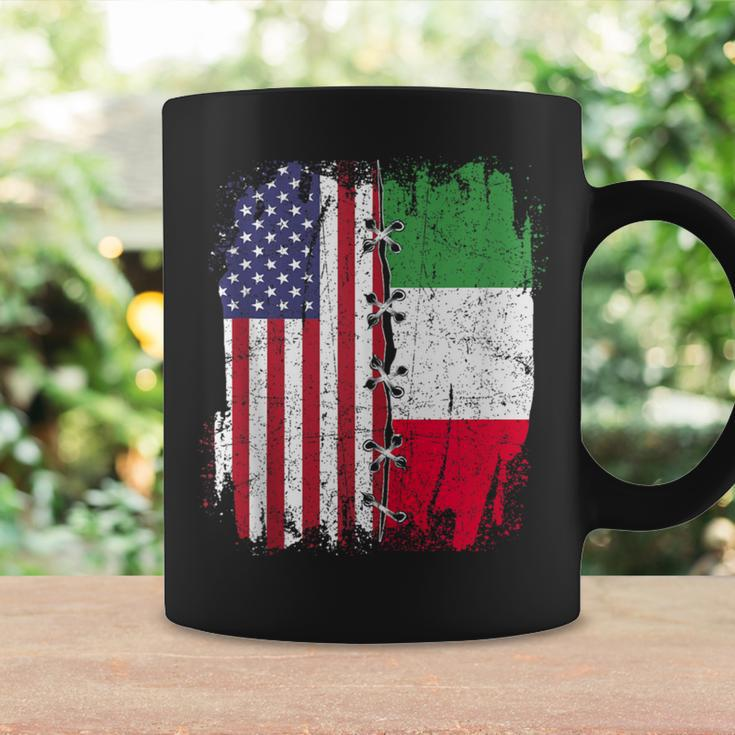 American Flag With Italian Flag Italy Coffee Mug Gifts ideas
