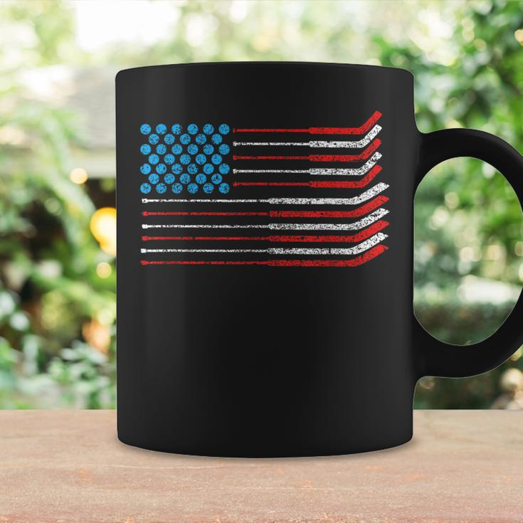 American Flag Patriotic 4Th Of July Hockey Coffee Mug Gifts ideas