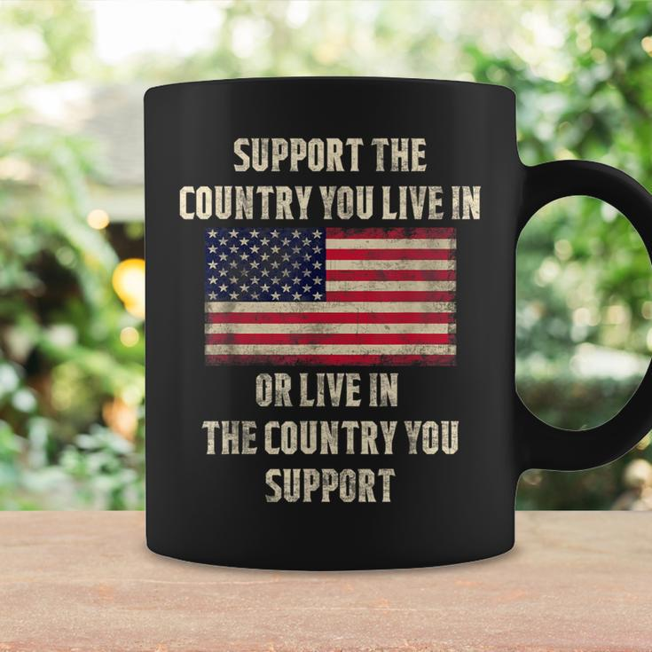 American Flag Support The Country You Live In Coffee Mug Gifts ideas