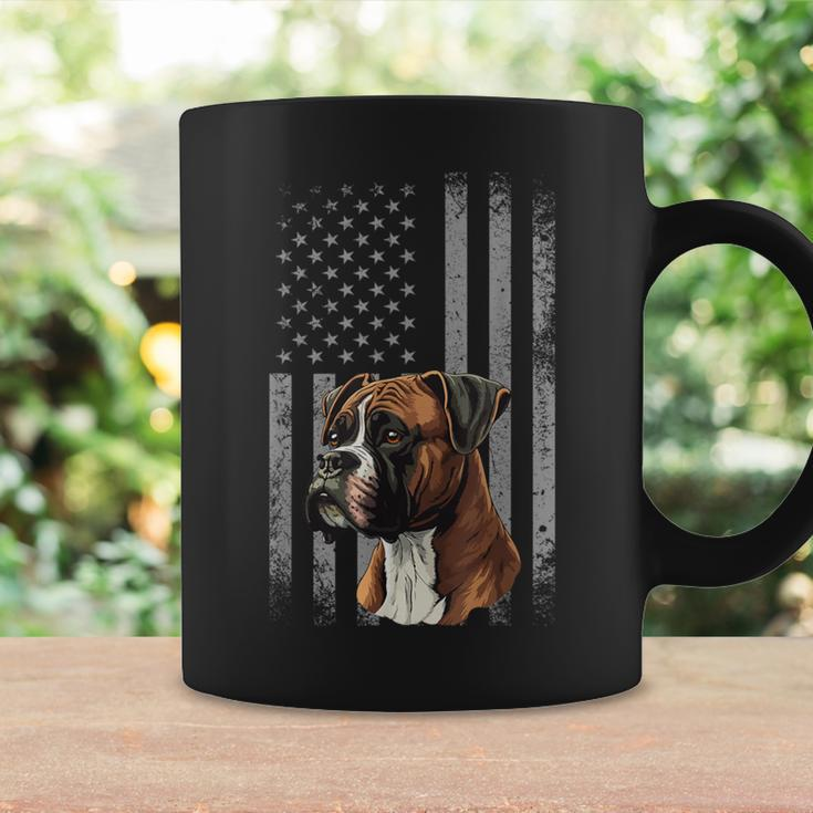 American Flag Usa Patriot Boxer Dog Dad Coffee Mug Gifts ideas