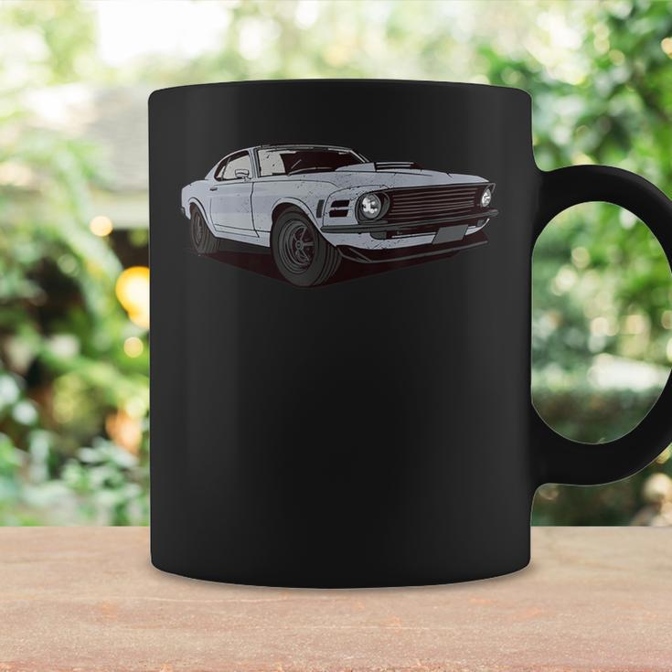 American Muscle Car Stock Vintage Distressed Front End View Coffee Mug Gifts ideas
