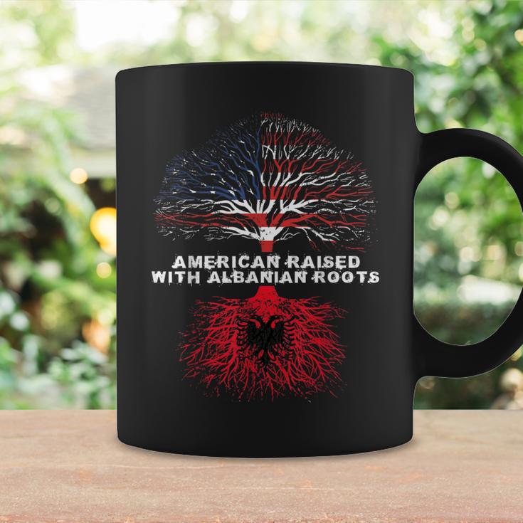 American Raised With Albanian Roots Albania Coffee Mug Gifts ideas