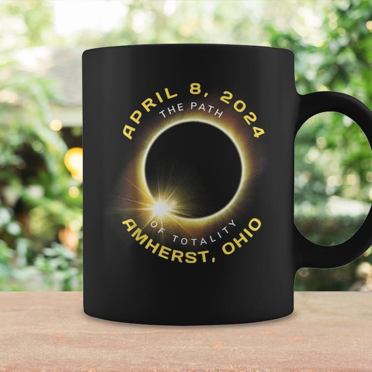 Amherst Ohio Solar Eclipse Totality April 8 2024 Souvenir Coffee Mug Gifts ideas
