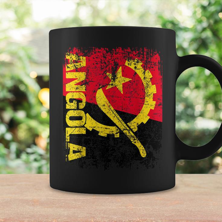 Angola Flag Vintage Distressed Angola Coffee Mug Gifts ideas