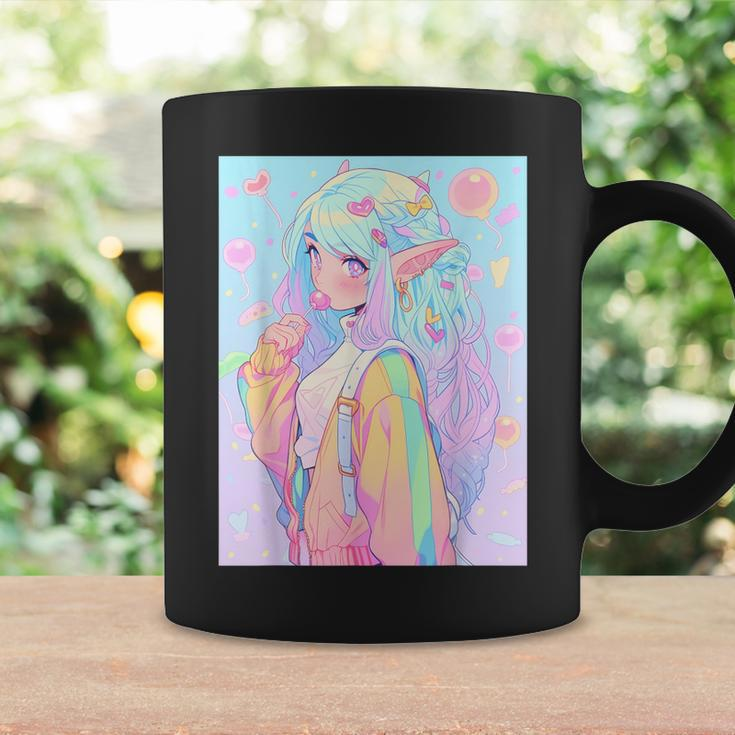 Anime Girl Pastel Kawaii Waifu Elves Girl Coffee Mug Gifts ideas