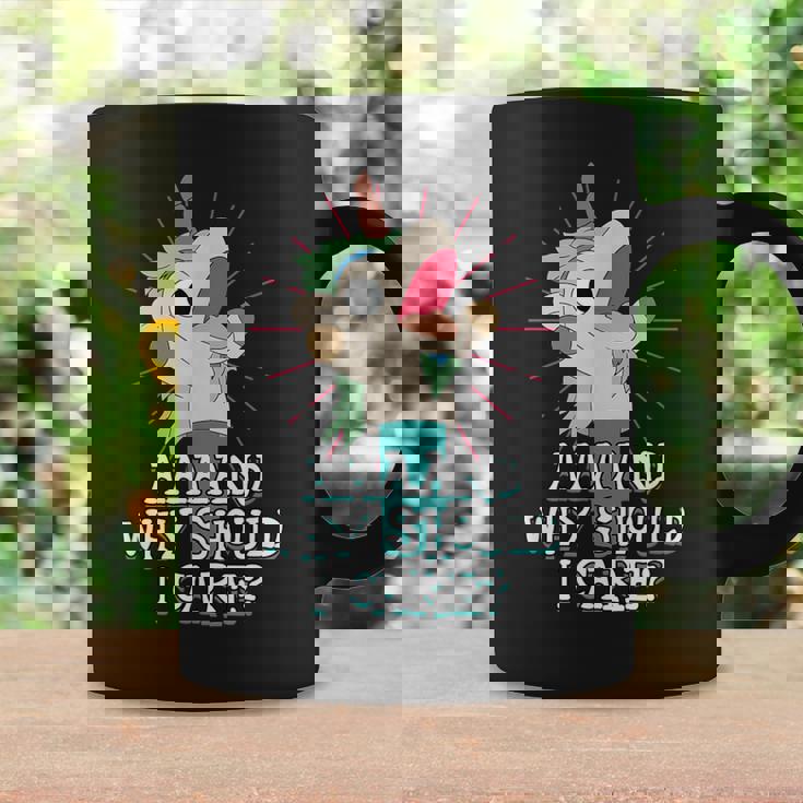 Annnd Why Should I Care Unicorn Apparel Sarcastic Coffee Mug Gifts ideas