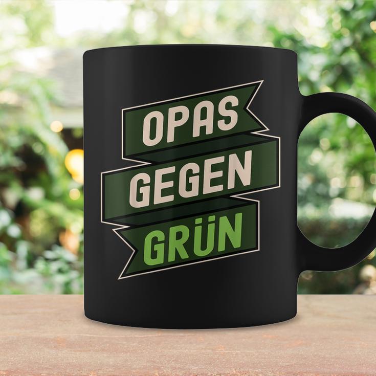 Anti Grünen Spruch Nein Danke Opas Gegen Grün Tassen Geschenkideen