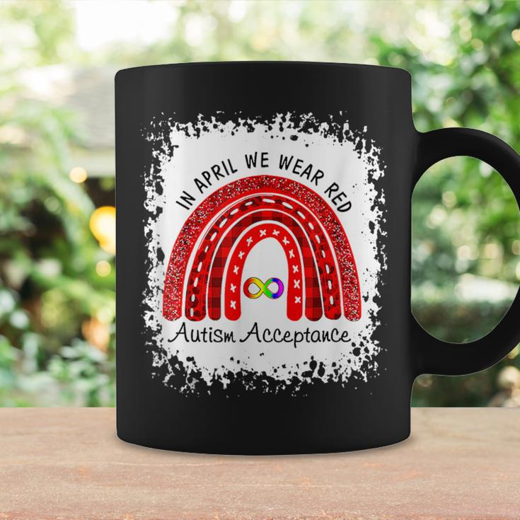 In April Wear Red Instead Autismacceptance Mother Mama Coffee Mug Gifts ideas