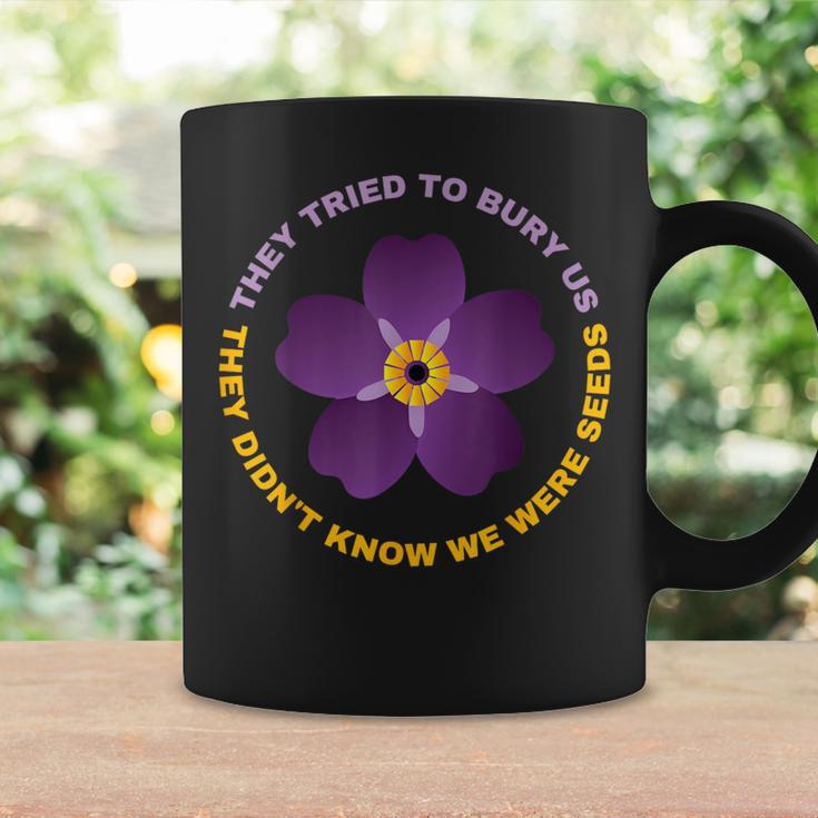 Armenia Armenian Genocide 1915 Purple Forget Me Not Flower Coffee Mug Gifts ideas